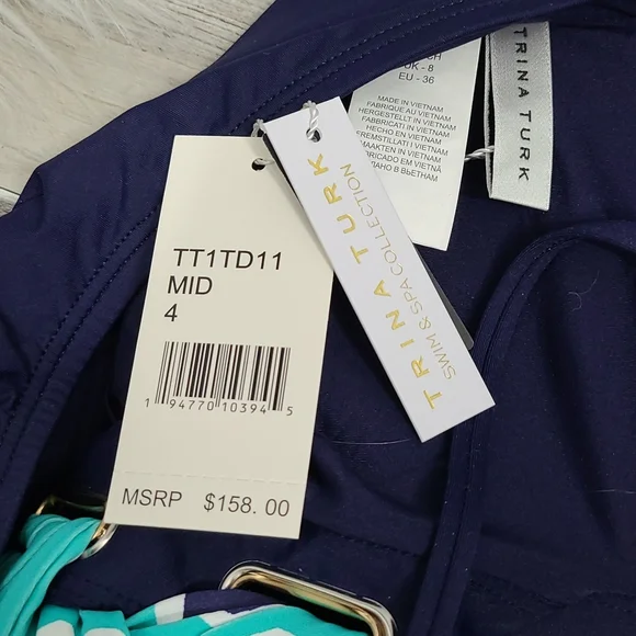 Trina Turk Women's Mid-Length One-Piece Swimsuit - Picture 7 of 11